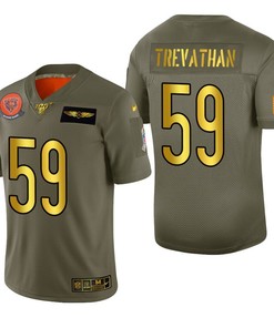 Chicago Bears Danny Trevathan 2019 Salute To Service Nfl 100 Mens Jersey Metallic - Robokeg