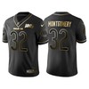 Chicago Bears David Montgomery 100th Anniversary Black Gold Logo Jersey - Robokeg
