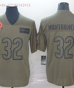 Chicago Bears David Montgomery #32 Nfl 2020 Camo Jersey Jersey - Robokeg