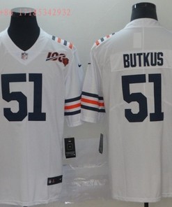 Chicago Bears Dick Butkus #51 Nfl 100 2020 White Jersey Jersey - Robokeg