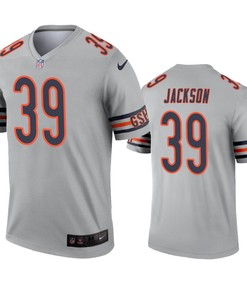 Chicago Bears Eddie Jackson Silver Inverted Legend Jersey - Robokeg