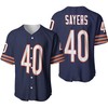 Chicago Bears Gale Sayers #40 Nfl American Football Legacy Vintage Navy 3d Designed Allover Gift For Bears Fans Baseball Jersey - Robokeg