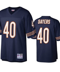 Chicago Bears Gale Sayers Navy Legacy Replica Jersey - Robokeg