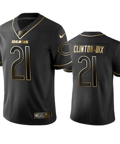 Chicago Bears Ha Ha Clinton-dix Black Golden Edition 2019 Vapor Untouchable Limited Jersey - Mens - Robokeg