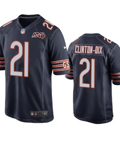 Chicago Bears Ha Ha Clinton-dix Navy 100th Season Game Jersey - Mens - Robokeg