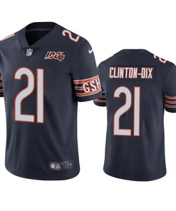 Chicago Bears Ha Ha Clinton-dix Navy 100th Season Limited Jersey - Mens - Robokeg