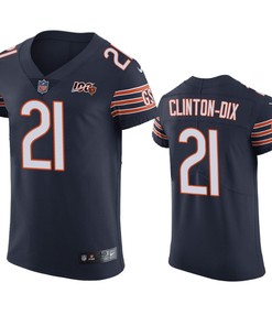 Chicago Bears Ha Ha Clinton-dix Navy 100th Season Vapor Elite Jersey - Robokeg