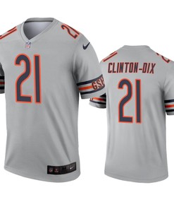 Chicago Bears Ha Ha Clinton-dix Silver Inverted Legend Jersey - Robokeg