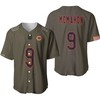 Chicago Bears Jim Mcmahon #9 Great Player Nfl Salute To Service Retired Player Limited Olive Jersey Style Gift For Bears Fans Baseball Jersey - Robokeg