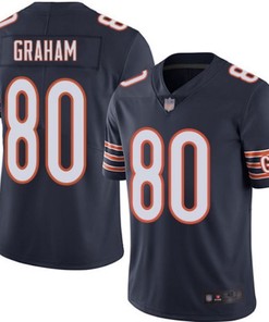 Chicago Bears Jimmy Graham #80 Nfl 2020 Black Jersey Jersey - Robokeg