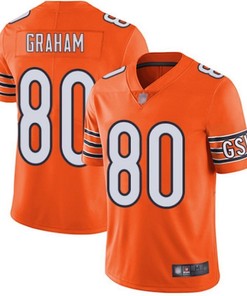 Chicago Bears Jimmy Graham #80 Nfl 2020 Orange Jersey Jersey - Robokeg