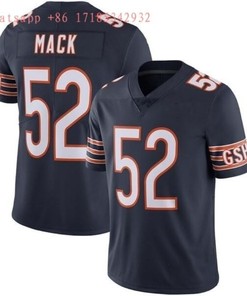 Chicago Bears Khalil Mack #52 Nfl 2020 Black Jersey Jersey - Robokeg