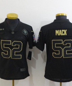 Chicago Bears Khalil Mack #52 Nfl 2020 Black Womens Jersey - Robokeg