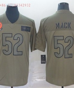 Chicago Bears Khalil Mack #52 Nfl 2020 Camo Jersey Jersey - Robokeg