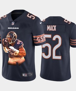 Chicago Bears Khalil Mack #52 Nfl 2020 Grey Jersey - Robokeg