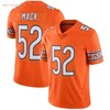 Chicago Bears Khalil Mack #52 Nfl 2020 Orange Jersey Jersey - Robokeg