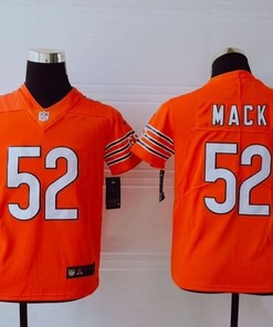 Chicago Bears Khalil Mack #52 Nfl 2020 Orange Jersey - Robokeg
