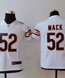 Chicago Bears Khalil Mack #52 Nfl 2020 White Jersey - Robokeg