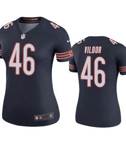Chicago Bears Kindle Vildor Navy Color Rush Legend Jersey - Womens - Robokeg