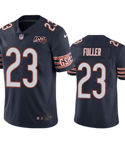Chicago Bears Kyle Fuller Navy 100th Season Vapor Limited Jersey - Robokeg