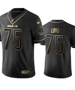 Chicago Bears Kyle Long Black Golden Edition 2019 Vapor Untouchable Limited Jersey - Mens - Robokeg