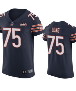Chicago Bears Kyle Long Navy 100th Season Vapor Elite Jersey - Robokeg