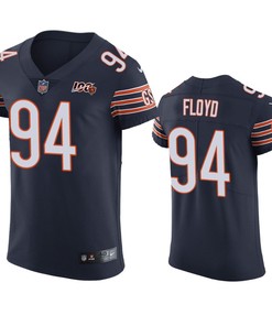 Chicago Bears Leonard Floyd Navy 100th Season Vapor Elite Jersey - Robokeg