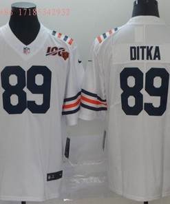 Chicago Bears Mike Ditka #89 Nfl 100 2020 White Jersey Jersey - Robokeg