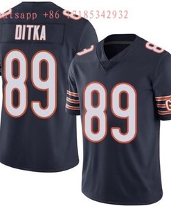 Chicago Bears Mike Ditka #89 Nfl 2020 Black Jersey Jersey - Robokeg