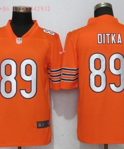 Chicago Bears Mike Ditka #89 Nfl 2020 Orange Jersey Jersey - Robokeg
