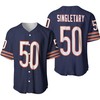 Chicago Bears Mike Singletary #50 Great Player Nfl American Football Team Legacy Vintage Navy 3d Designed Allover Gift For Bears Fans Baseball Jersey - Robokeg