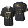 Chicago Bears Mike Singletary #50 Great Player Nfl Black Golden Brandedition Vapor Limited Jersey Style Custom Gift For Bears Fans Baseball Jersey - Robokeg
