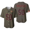 Chicago Bears Mike Singletary #50 Great Player Nfl Salute To Service Retired Player Limited Olive Jersey Style Gift For Bears Fans Baseball Jersey - Robokeg