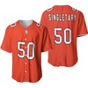 Chicago Bears Mike Singletary #50 Nfl Great Player American Football Team Custom Game Orange 3d Designed Allover Gift For Bears Fans Baseball Jersey - Robokeg