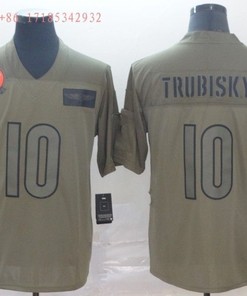 Chicago Bears Mitchell Trubisky #10 Nfl 2020 Camo Jersey Jersey - Robokeg