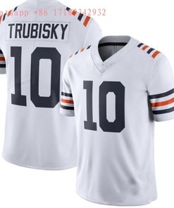 Chicago Bears Mitchell Trubisky #10 Nfl 2020 White Jersey Jersey - Robokeg