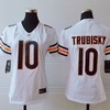 Chicago Bears Mitchell Trubisky #10 Nfl 2020 White Womens Jersey - Robokeg