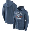 Chicago Bears Nfl X Darius Rucker Collection By Slub Full-zip Hoodie - Navy - Robokeg