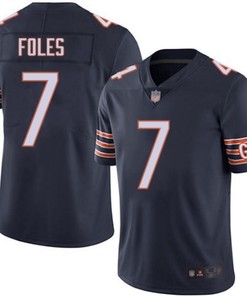Chicago Bears Nick Foles #7 Nfl 2020 Black Jersey Jersey - Robokeg