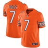 Chicago Bears Nick Foles #7 Nfl 2020 Orange Jersey Jersey - Robokeg