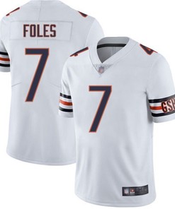 Chicago Bears Nick Foles #7 Nfl 2020 White Jersey Jersey - Robokeg