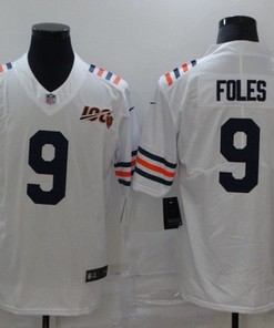 Chicago Bears Nick Foles #9 Nfl 100 2020 White Jersey Jersey - Robokeg