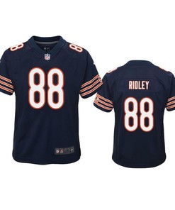 Chicago Bears Riley Ridley 2019 Nfl Draft Navy Game Youth Jersey - Robokeg