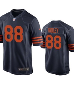 Chicago Bears Riley Ridley 2019 Nfl Draft Navy Throwback Jersey - Robokeg