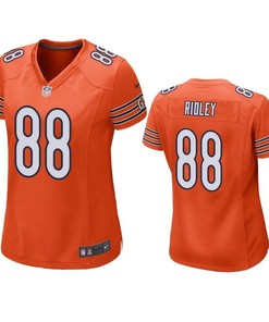 Chicago Bears Riley Ridley 2019 Nfl Draft Orange Game Womens Jersey - Robokeg