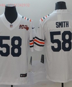 Chicago Bears Roquan Smith #58 Nfl 100 2020 White Jersey Jersey - Robokeg
