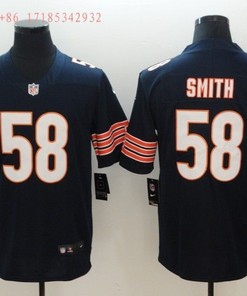 Chicago Bears Roquan Smith #58 Nfl 2020 Black Jersey Jersey - Robokeg