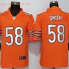 Chicago Bears Roquan Smith #58 Nfl 2020 Orange Jersey Jersey - Robokeg