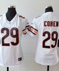 Chicago Bears Tarik Cohen #29 Nfl 2020 White Womens Jersey - Robokeg