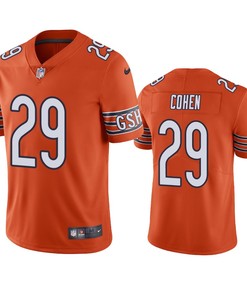 Chicago Bears Tarik Cohen Orange Vapor Limited Jersey - Robokeg